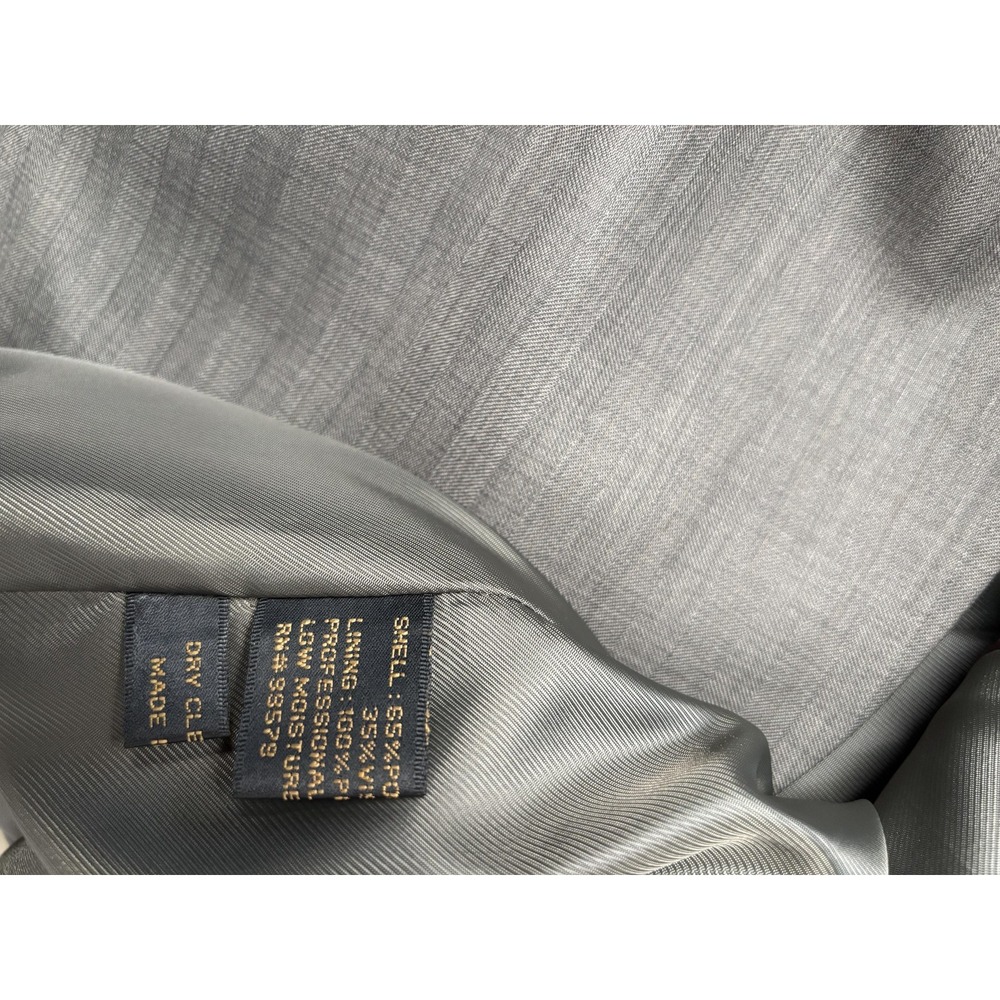 Caravelli Blazer Mens 44R Taupe 3 Button Notch Lapel Suit Jacket Superior 150's - Picture 9 of 16